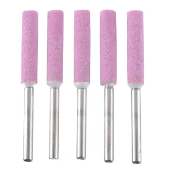 

5pcs Chainsaw Grinding Head Sharpener Polishing Burr Stone File Chain Saw Polishing Tools