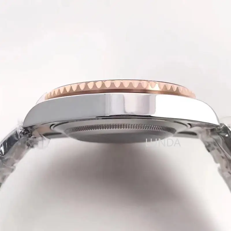 

2020 new men's luxury watch GMT series ceramic rose gold 40MM dial 316L strap automatic mechanical wristwatch