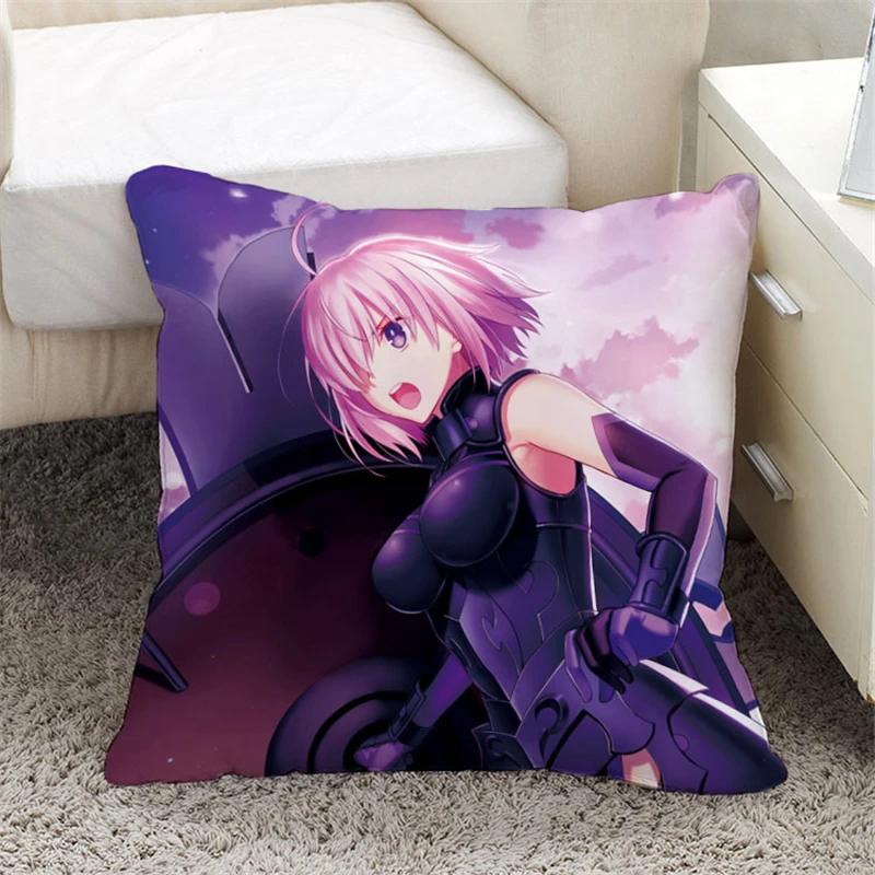 Мультфильм Fate/Zero Saber аниме Fate/Grand Order Alter двухсторонняя печатная пятнистая наволочка внутренняя наволочка Подушка Декор