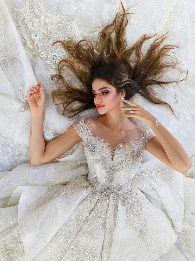 picture color Аманда Novias Свадебное платье, роскошное свадебное платье - Цвет: picture color