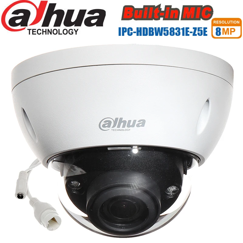 Dahua H.265 POE 8mp IP Camera IPC HDBW5831E Z5E WDR IR Dome Network
