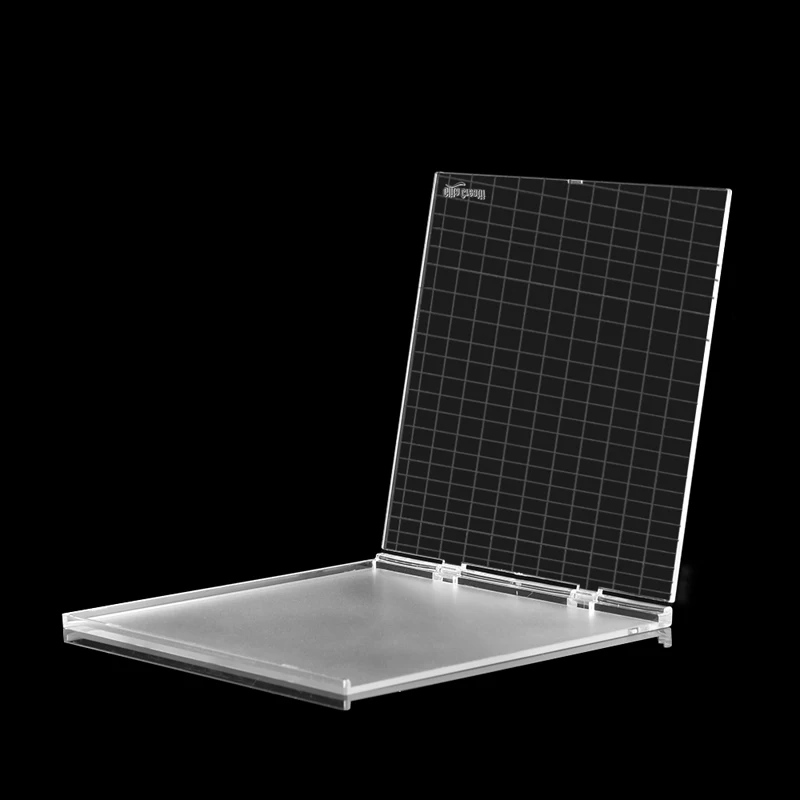 

160x160mm Stamping Tool Positioning Stamping Clear Stamps Scrapbook Craft Useful Transparent Acrylic Stamp Folding Boards