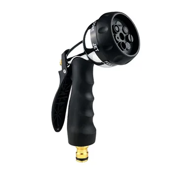 

3/4 inch Interface Garden Hose Nozzle Watering Spray High Pressure Water Sprinkler With 7 Patterns