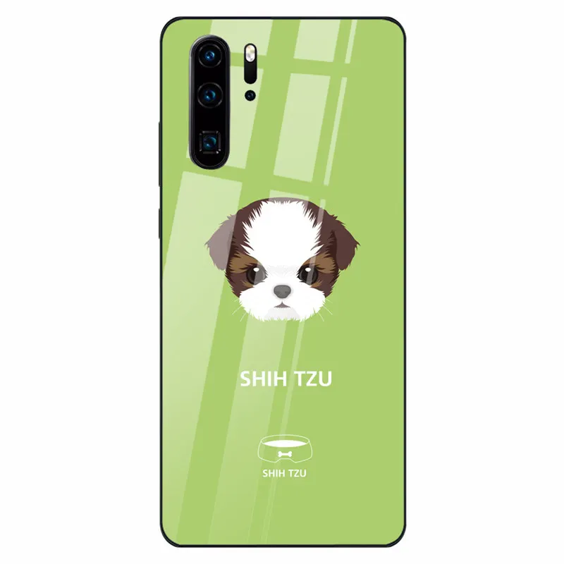 10 Чехол для телефона s для huawei Honor 8X Max 9 10 Lite Nova 3 P smart Z P20 P30 Lite mate 20 Lite чехол из закаленного стекла с милыми животными - Цвет: 10