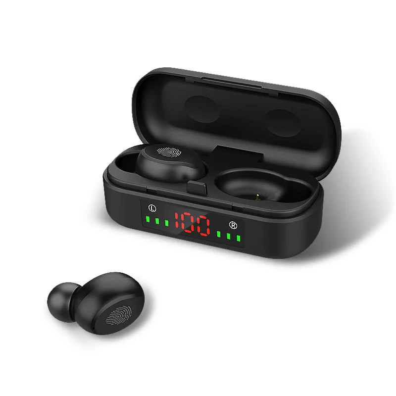 Aoogoor V8 Wireless Headphones Bluetooth V5 0 TWS Hifi Stereo Touch Control Earphone with Microphone