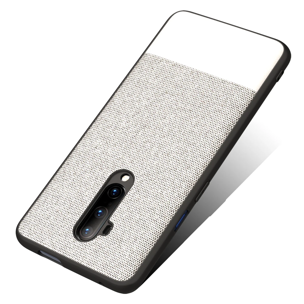 style 16 Для oneplus 7T Pro Чехол Мягкий силиконовый край+ твердая ткань текстура защитный чехол на заднюю панель для one plus 7T oneplus 7t 1+ 7T pro - Цвет: style 16