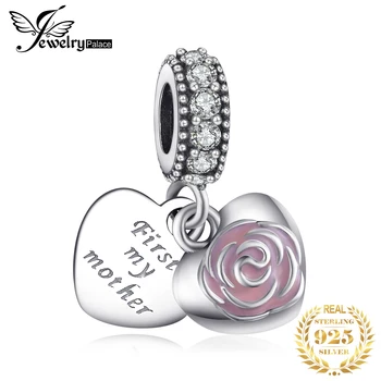 

JewelryPalace 925 Sterling Silver MternaL Love Beads Charms Fit Bracelets Gifts For Her Anniversary Fashion Jewelry New Arrival