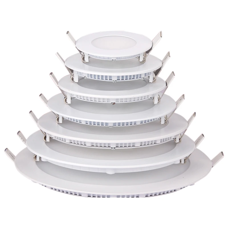 Приглушаемая Светодиодная панель ультрасветильник 3 Вт 4 6 9 12 15 18 Вт|panel downlight|dimmable