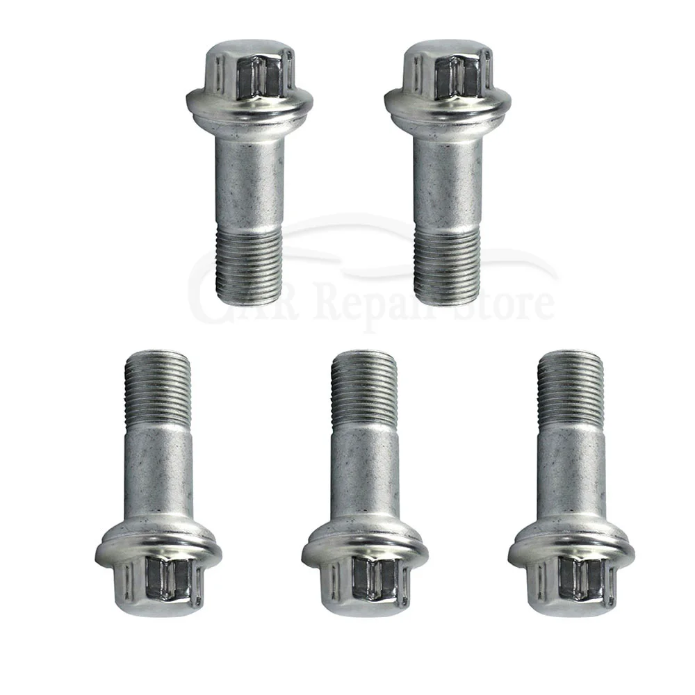 5x Колесные Болты Гайки хром 0009905407 для Mercedes-Benz W164 W166 X204 W221 W222 C216 Луг гайки 0009904807