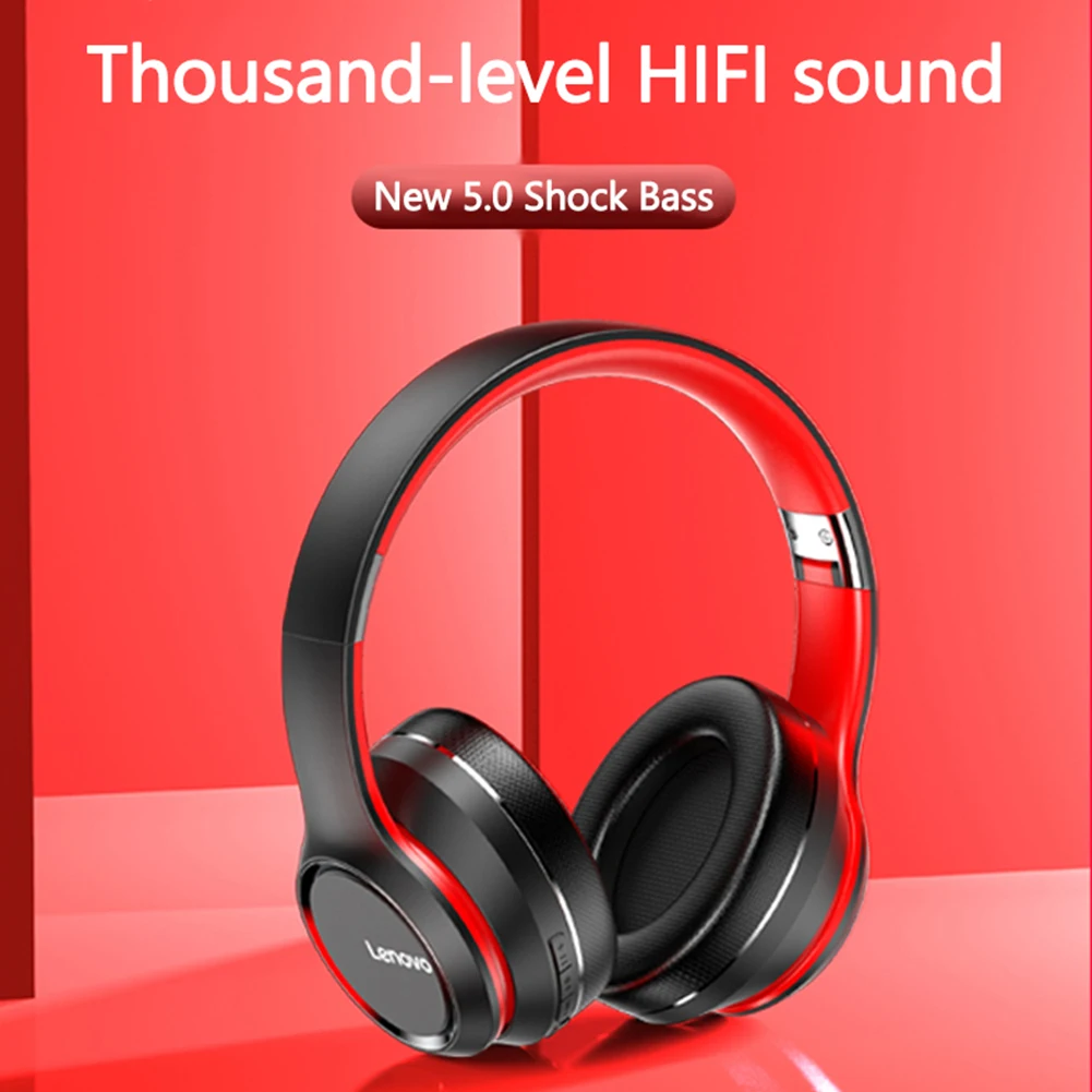 

Subwoofer Over-Ear Headset Bluetooth Headphone HD200 Wireless Sport Music Outdoor Enjoyable Earphone Ornament for Lenovo