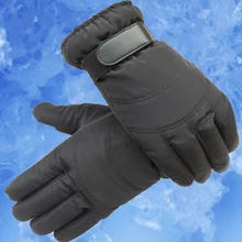 Зимние лыжные перчатки ультра-светильник, водонепроницаемые теплые перчатки для верховой езды, мужские и женские нескользящие лыжные перчатки с сенсорным экраном