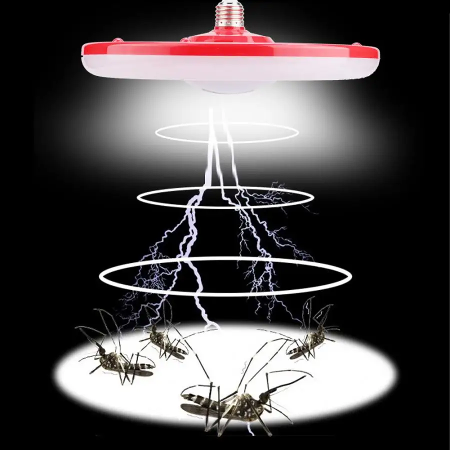 

25W LED Mosquito Insect Lamp With E27 Base Killer Bug Fly Trap Light For Outdoor Camping or Home Use Safety