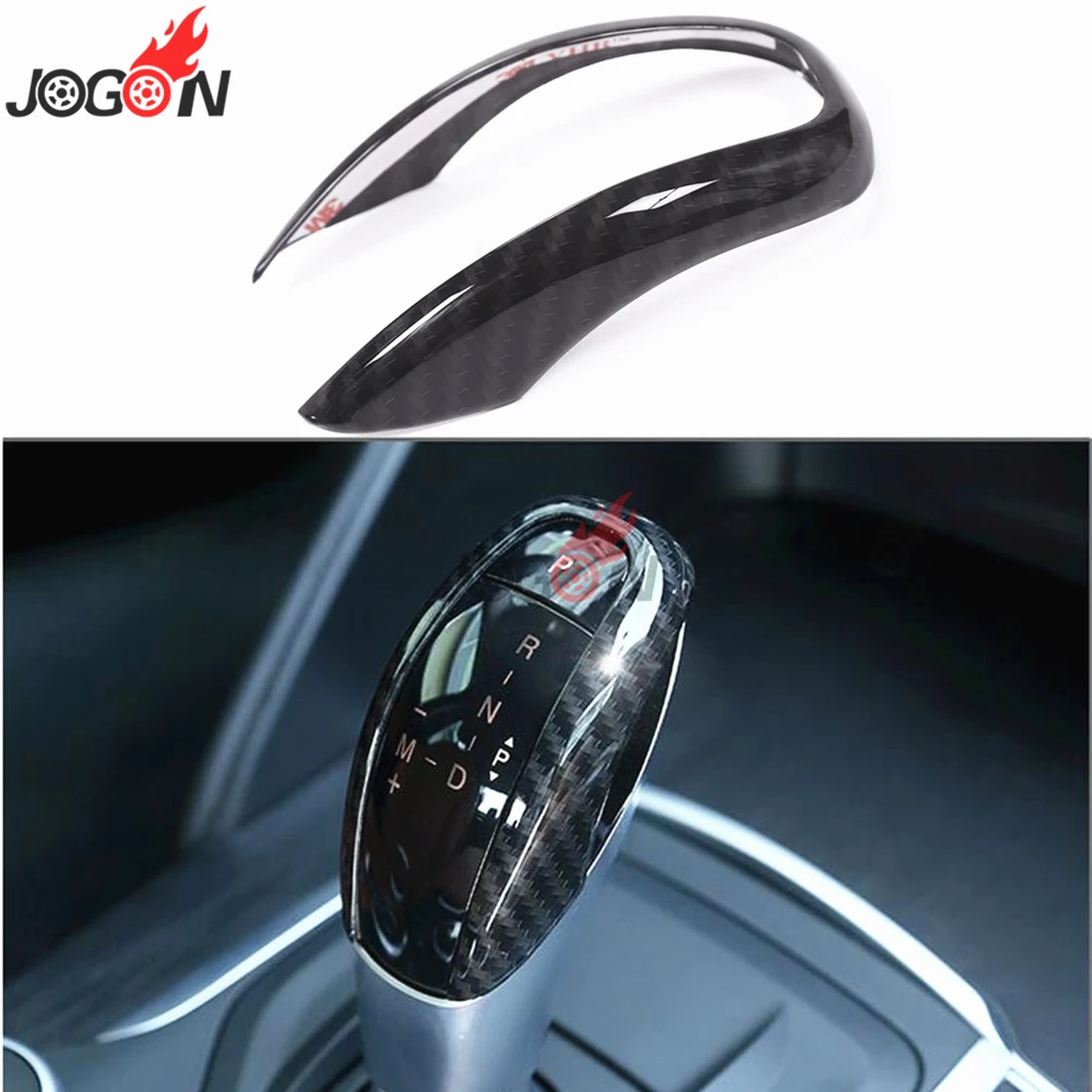 

Real Carbon Fiber Car Inner Gear Shift Knob Cover Sticker Panel Trim For Alfa Romeo Stelvio AT