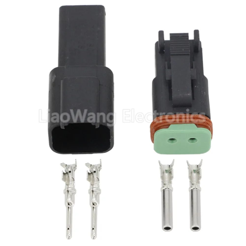 preto conjuntos de pin dt conectores automóvel impermeável fio conector elétrico plug