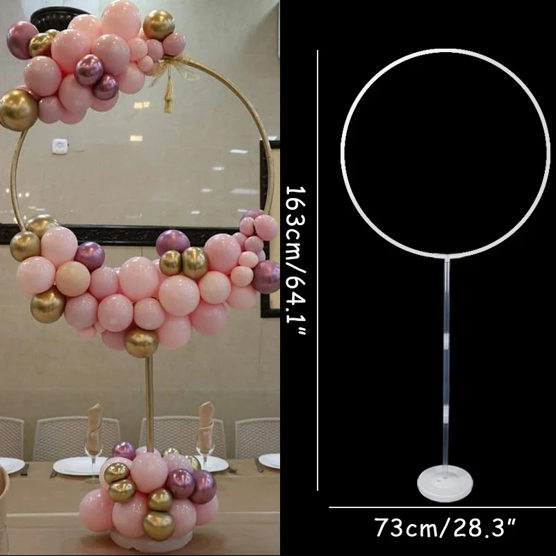

Round Circle Balloon Holder Arch Balloons Bow Balloon Column Stand Wedding Birthday Party Supplies Baby Shower Balloons Decor