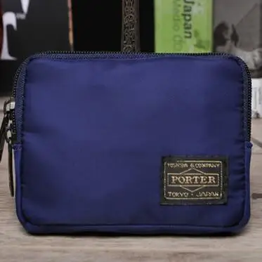 Японский и корейский бренд, мужской кошелек, нейлоновая ткань, короткий кошелек, Женская сумочка, сумки для телефона, повседневные кошельки для студентов, Молодежный кошелек - Цвет: blue wallets