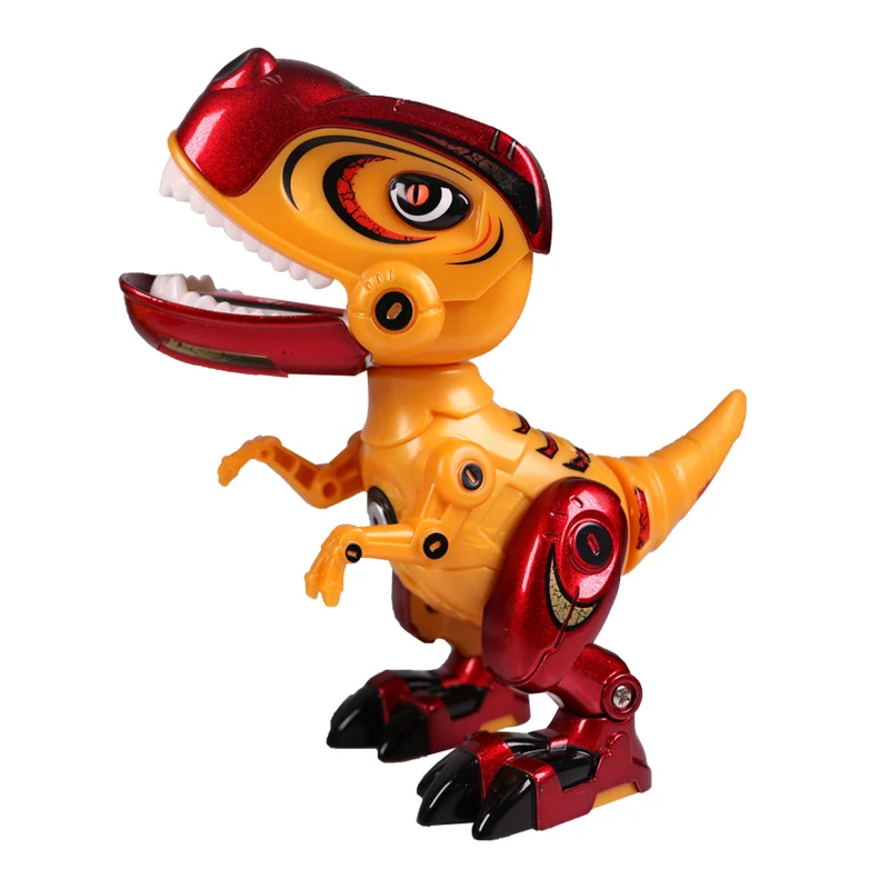 Metal Dinosaur Action Toy Figures Alloy Body Dinosaur Model Tyrannosaurus Toys with Sound&Light Early Education For Children Kid 9