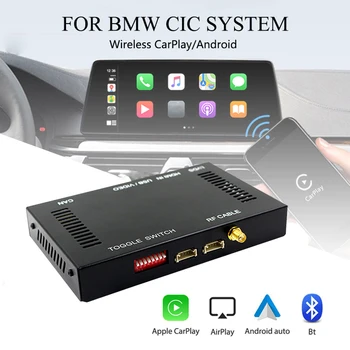 

Car Wireless Carplay Activator Android Auto Interface Box For-BMW CIC 1 2 3 4 5 6 7 Series E60 E70 E71 E84 F01 F02 F10