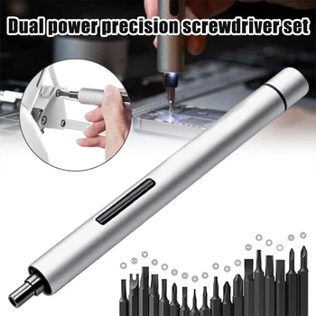 

Electric Screwdriver Battery Powered Cordless Power Screwdriver Phone Repair Tool L9 #2