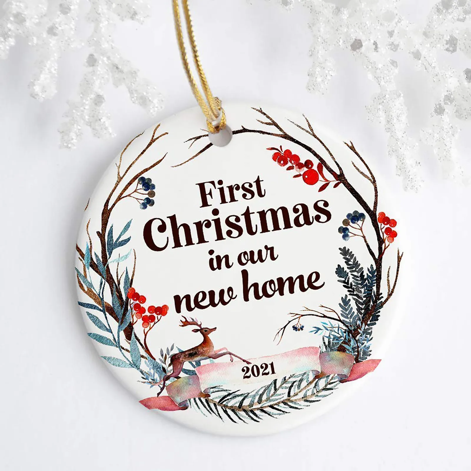 First Christmas In New Home 2022 New Home Christmas Ornament ,First Christmas In Our New Home Ornament 2022,Family  Christmas Ornaments,2022Christmas Ornamen Gift - Aliexpress Home & Garden