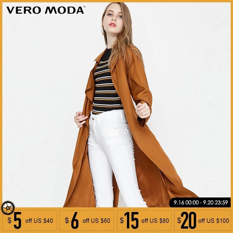 

Vero Moda long trench windbreaker coat jacket| 318121536