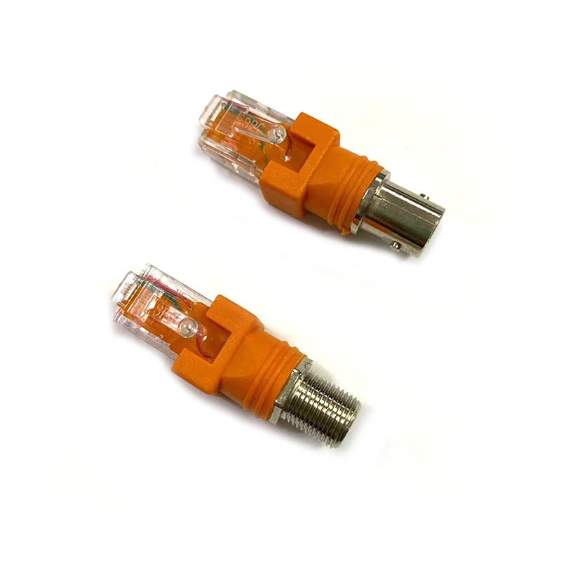 

F-type-RJ45 adapter BNC-RJ45 monitoring cable can be used with the line finder