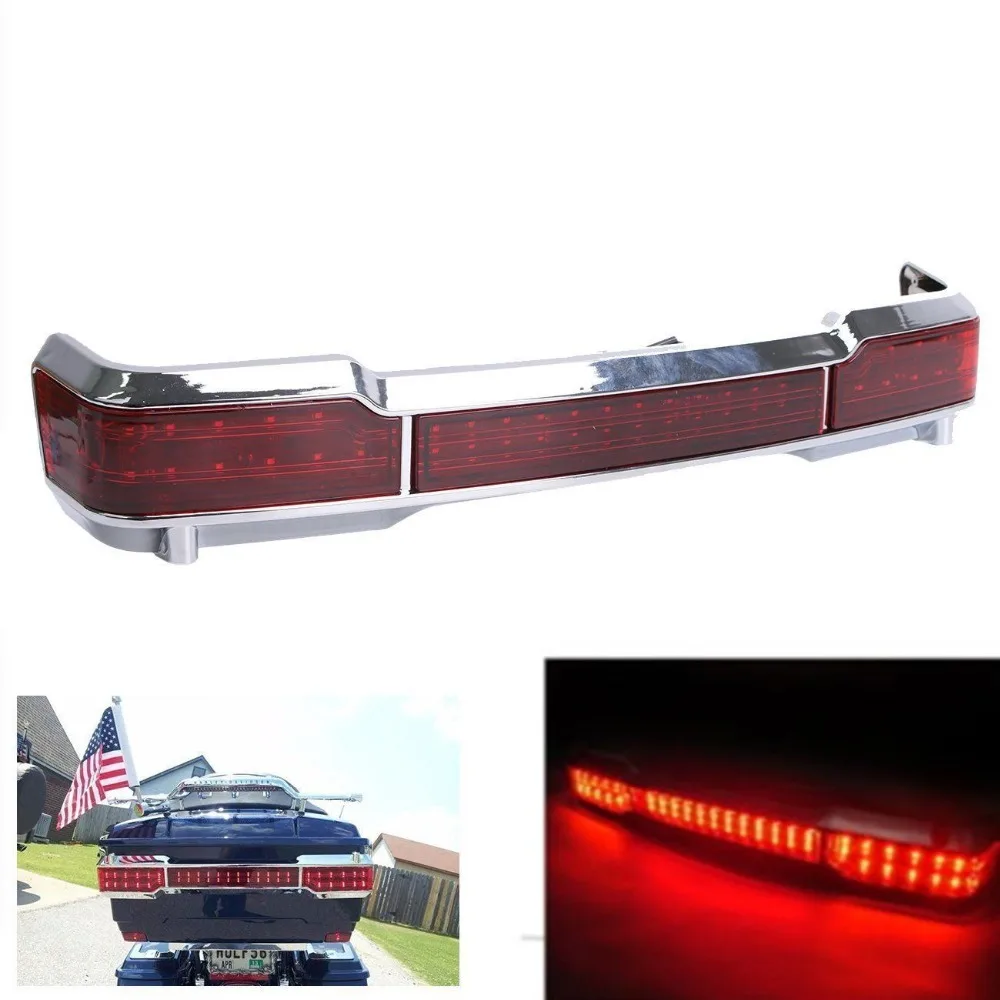 Светодиодный задний тормозной ходовой фонарь из АБС пластика для мотоцикла Harley