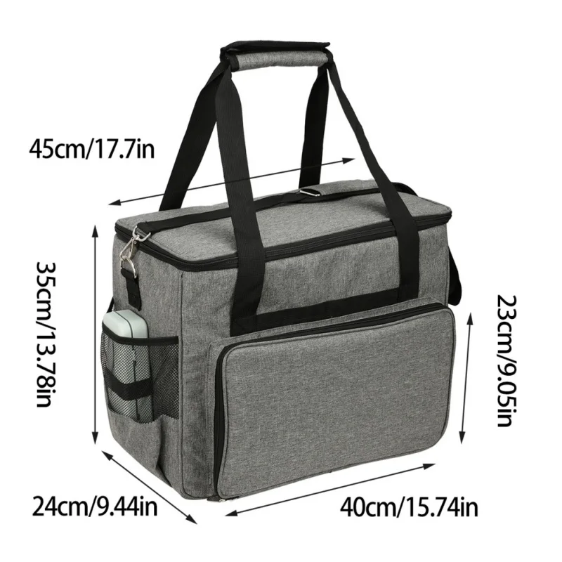 Портативный водонепроницаемый швейный станок Stroage чехол для защиты от пыли с 3 карманами швейная машина сумка для хранения аксессуары