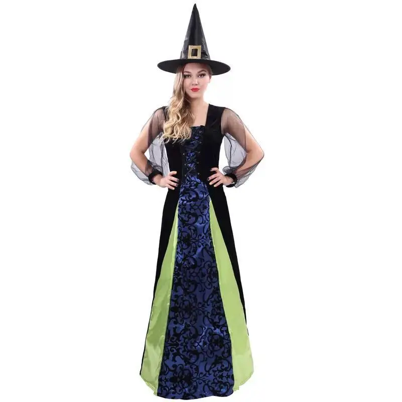 Одежда для Хэллоуина; одежда для косплея с героями ведьмы; длинные юбки для косплея; вечерние юбки