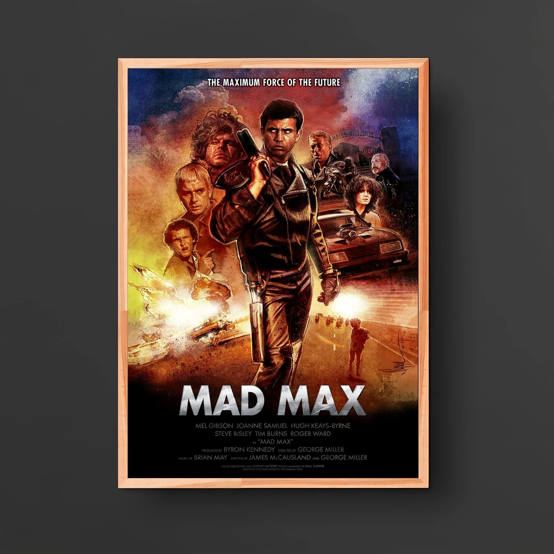 Mad Max Movie Poster Canvas Print Home Wall Painting Decoration (No Frame) | Дом и сад