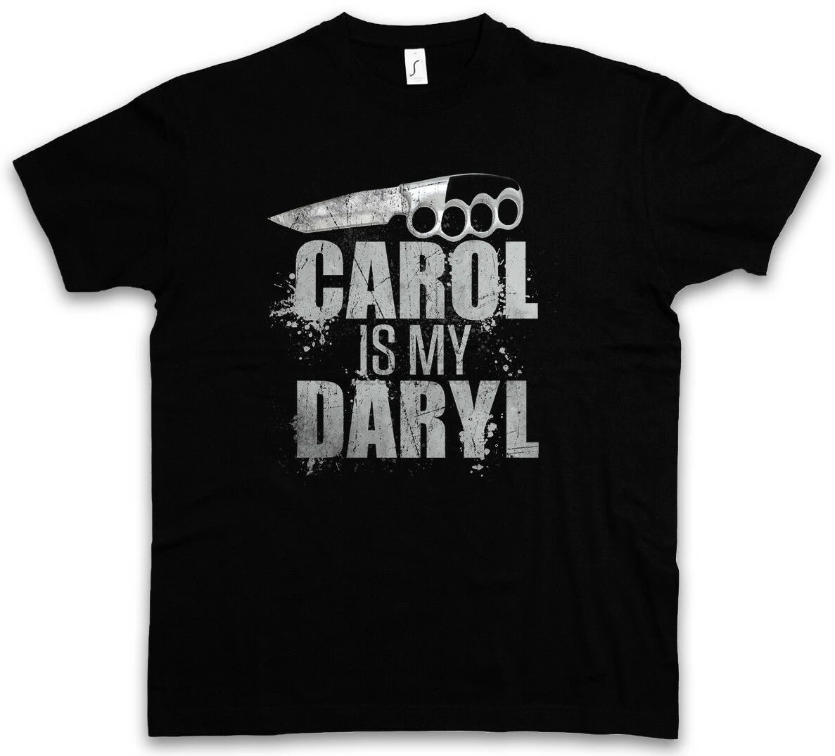 CAROL IS MY DARYL футболка ходячий зомби мертвец охотничий нож Диксон | Мужская одежда