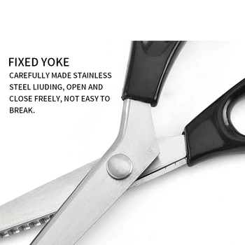 

Stainless Steel Pinking Shears Handled Professional Crafts Dressmaking Zig Zag Cut Scissors Sewing Scissors Fabric