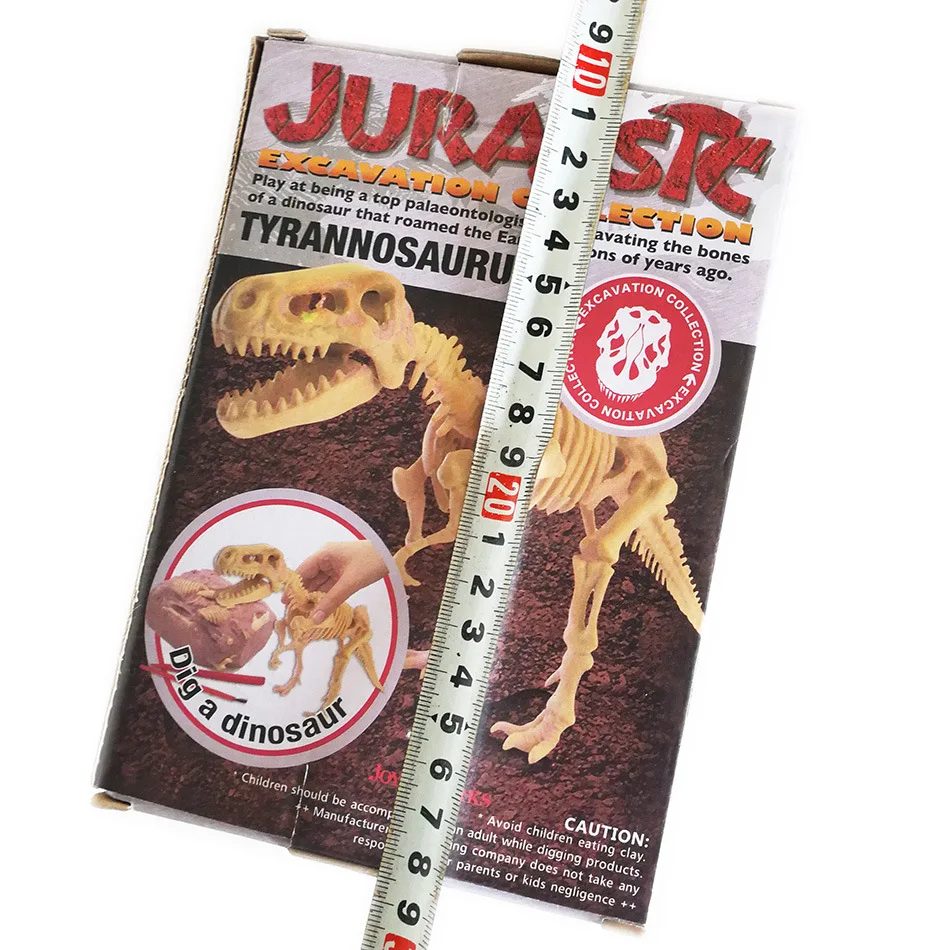 

Big Box DIY Assembled Dinosaur Skeleton Archeology Dig Educational Toy Model Theme Park Creative Toy
