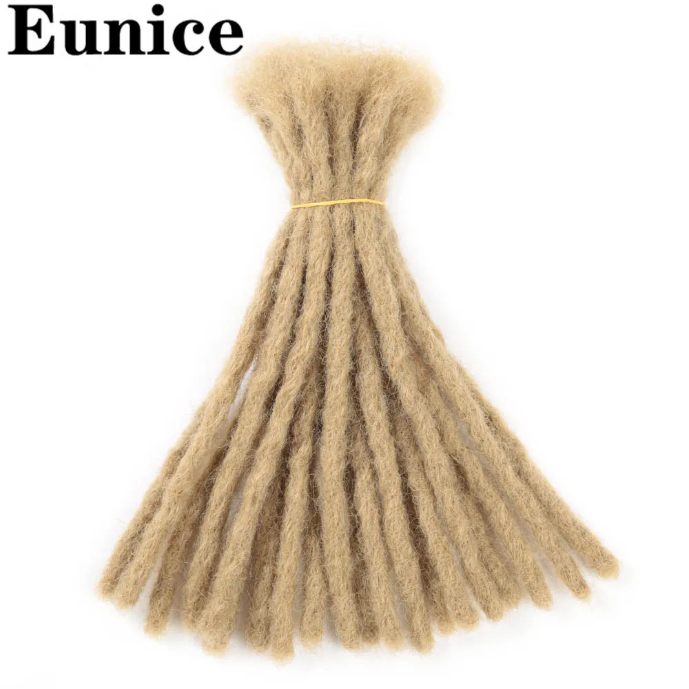 

Handmade Dreadlocks Hair Extensions Black Fashion Reggae Crochet Hair Synthetic Braiding Afro Men 6/10inch Blonde Natural Black
