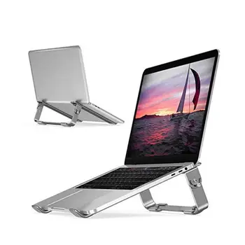 

Folding Height Adjustable Laptop Stand Bracket Aluminum Alloy Portable Desktop Notebook PC Support for 10.5-17.3 inch