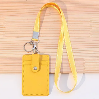 

Business Credit Card ID Card Holder with Neck Strap Lanyard for Students Kids