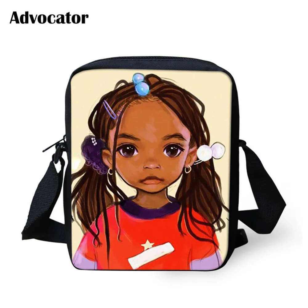 ADVOCATOR BAG Сумка-мессенджер для девочек в африканском стиле с принтом черного цвета для подростков, сумки через плечо для женщин, школьные сумки Mochila - Цвет: ADVOCATOR BAG