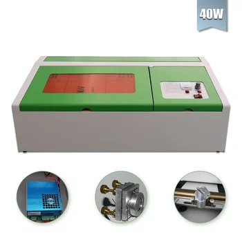 

300x200mm 40w Laser Engraving Cutting Machine CO2 Engraver Cutter Energy Saving