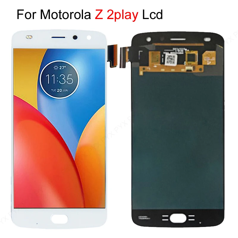 ЖК-дисплей AMOLED для Motorola Moto Z2 Play XT1710-01/07/08/10 5 дюйма сенсорный экран с дигитайзером в
