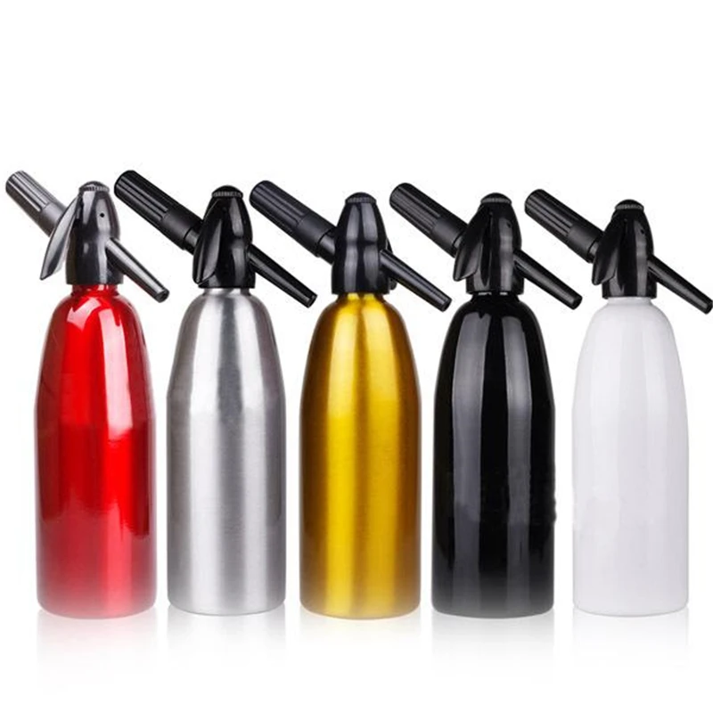 Soda Siphon Wine Making 1Ltr-Make Sparkling Water for Mojitos,Gin Fizz Cocktail and Wine Spritzer Bar Tool