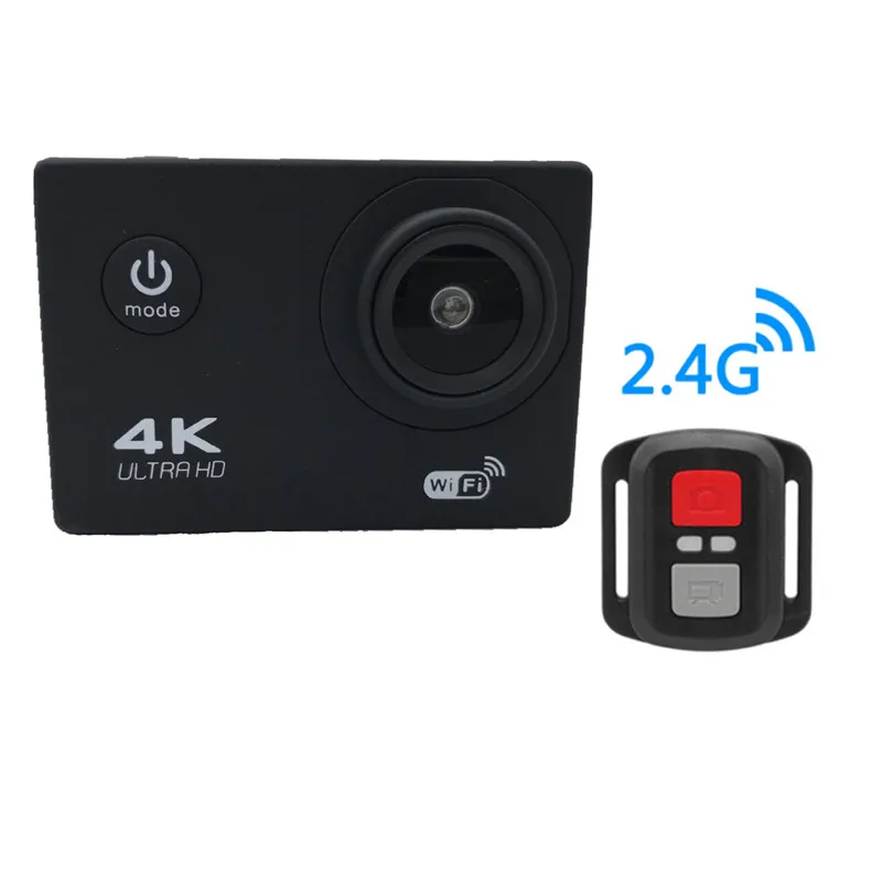 1 шт. Спортивная экшн-камера WiFi Ultra HD 4K Подводная 30 м Водонепроницаемая уличная