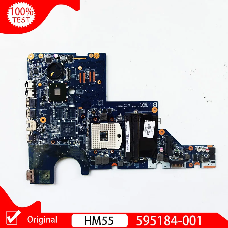 Оригинальная материнская плата для ноутбука 595184-001 DA0AX1MB6H1 DA0AX1MB6E0 HP Pavilion CQ42 CQ62 G42 G62