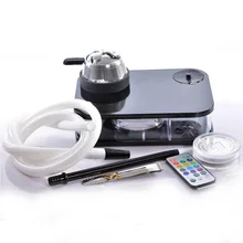 Современный акриловый набор трубок для курения кальяна, светодиодный светильник, аравийская лампа кальяна, набор акриловых трубок для кальяна, с фабрики