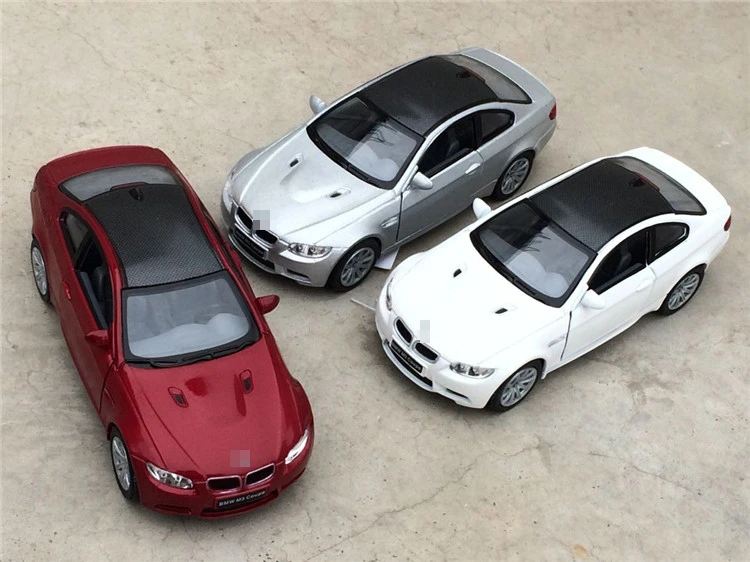 

1/36 M3 Diecast Alloy Metal Sport Car Toy High Simulation Vehicle Light Music 4 Doors Opened Kids Toys For Children Hot Weels