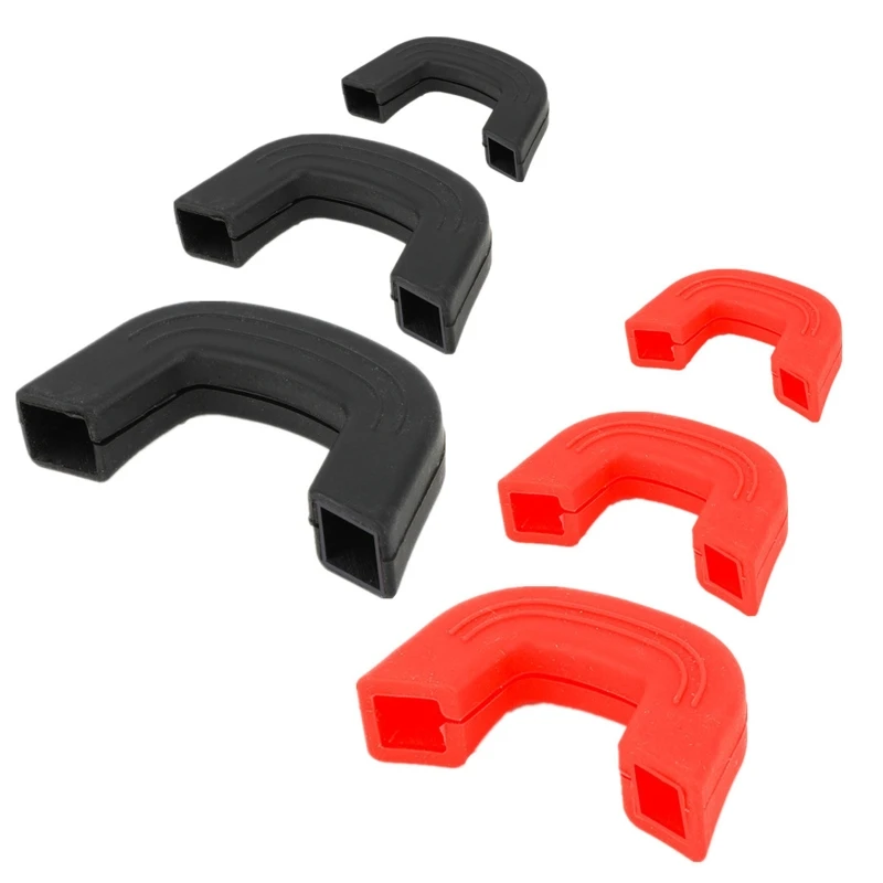 

Kitchen Accessorie Silicone Rubber Handle Covers Multiple Applicability Unique Thumb Position Design for Cooking Handling Dishes