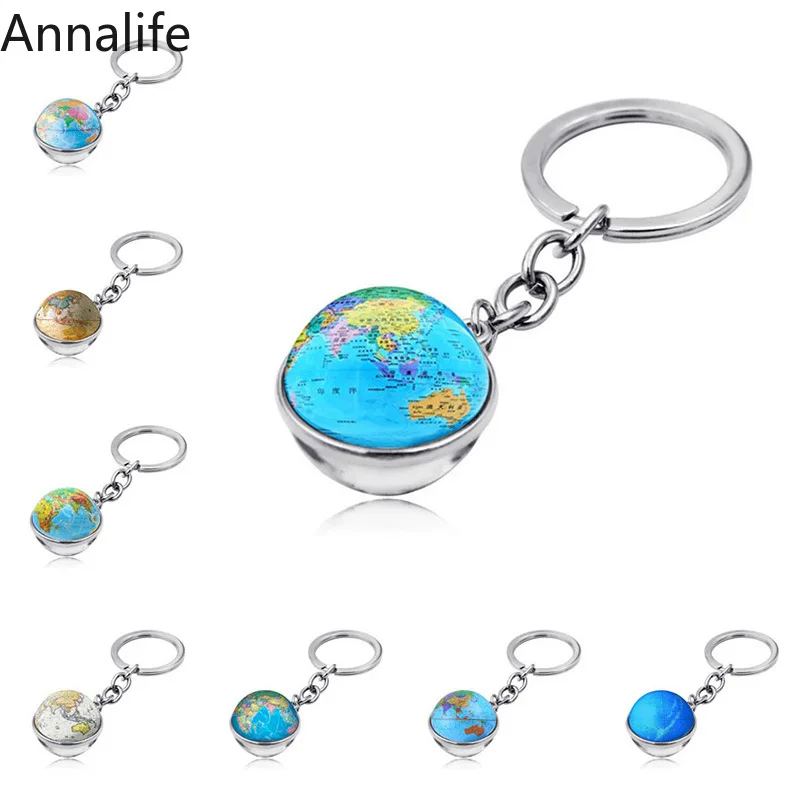 Новинка 2019 брелок для ключей с картой мира подвеской земли северной и Европы