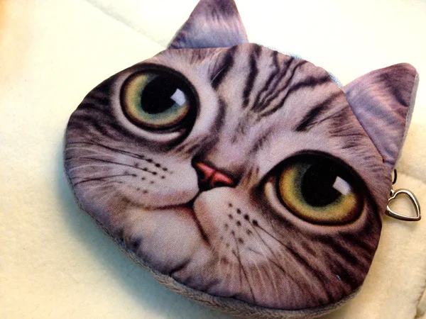 Cartoon Cat Coin Purse Cute Kids Purse Casual Zipper Children Wallet Girls Purse Small Money Bag Animal Prints Coin Card Holder