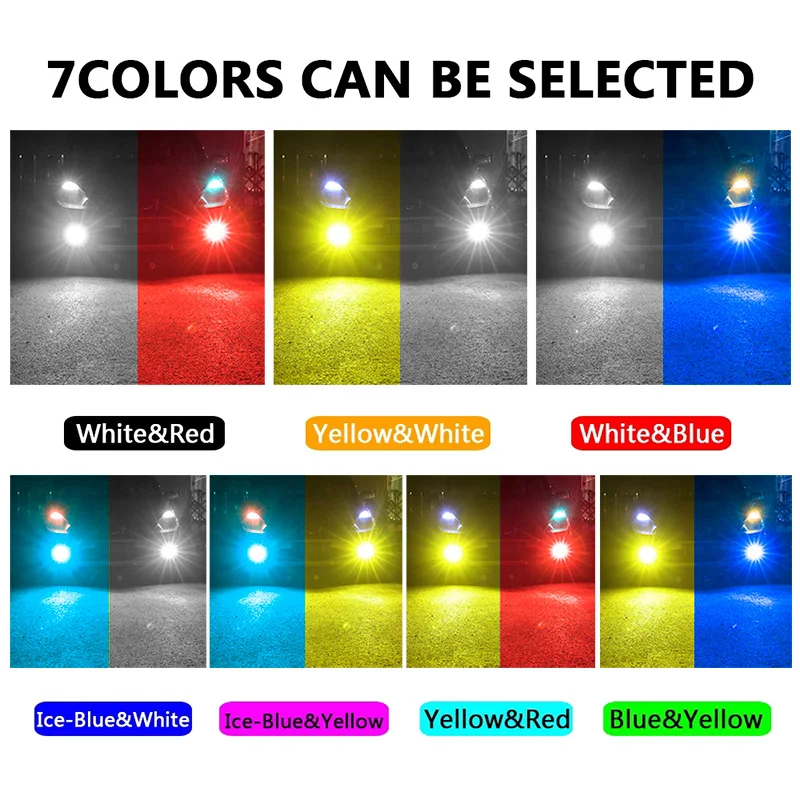 2Pcs H8 H11 LED Bulbs Led 9005 9006 3030 24 SMD Auto Front Fog Lamp Led Headlight Lamps Bulb H3 H4 H7 LED Fog Light DC 12V