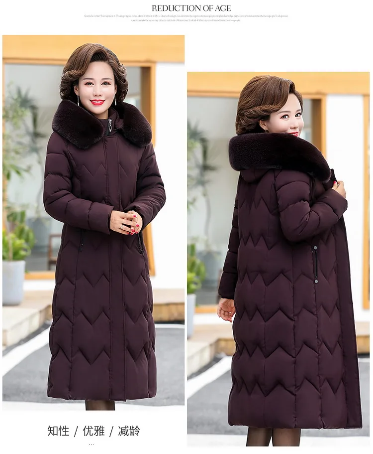 long duvet coat X-Long Parka Women's Solid Long Sleeve Pockets Wool Liner Solid Ladies Winter Outwear Hooded with Fur Warm Coats 2021 long puffer coat womens