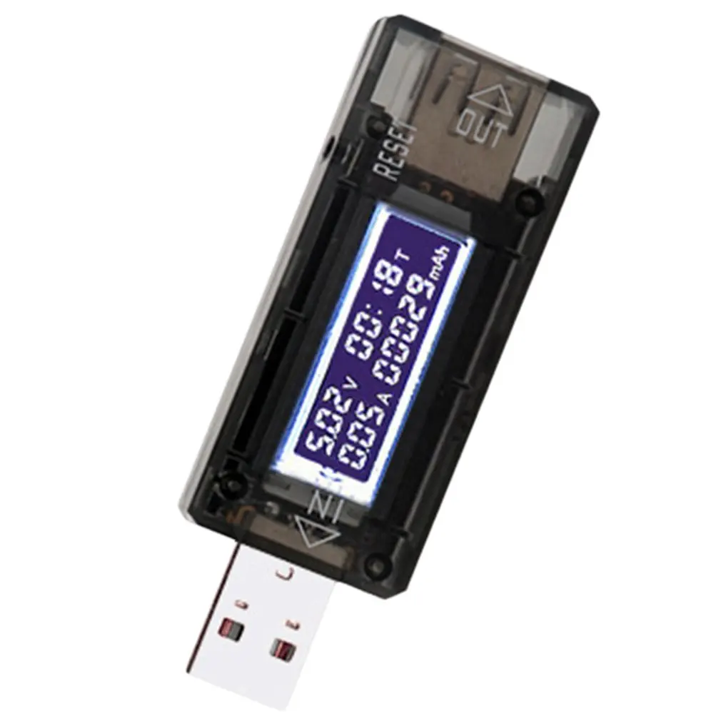 Medidor de potencia CC, voltímetro Digital, voltímetro, Banco de energía, vatímetro, probador de voltaje, Detector de Doctor, 3V-9V